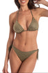 Triangel-Bikini Strass Grün PIN-UP STARS